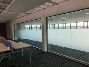 Mersey Police glass partitioning